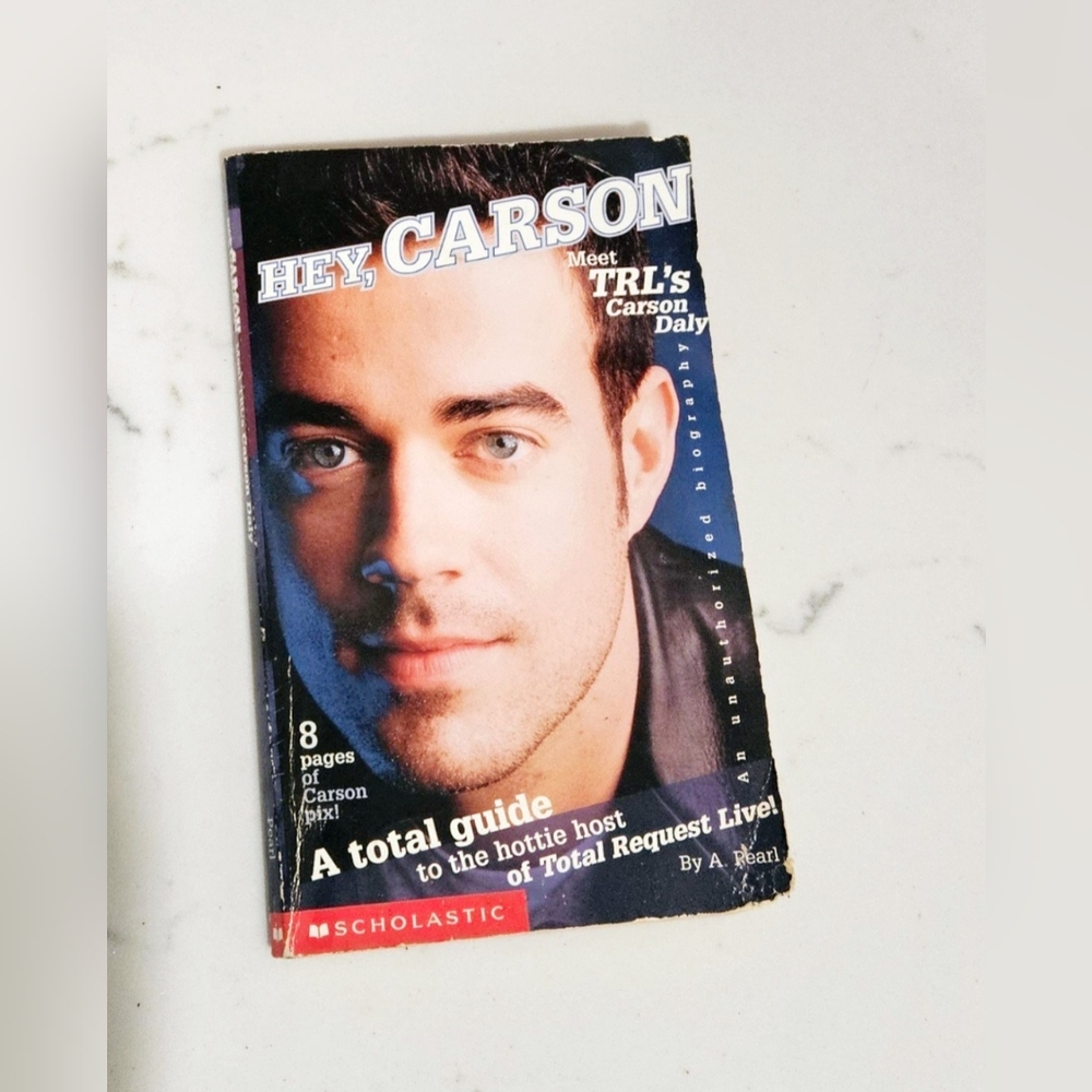 BOGO Hey, Carson Meet TRL'S Carson Daly Scholastic Book 2000 MTV TRL